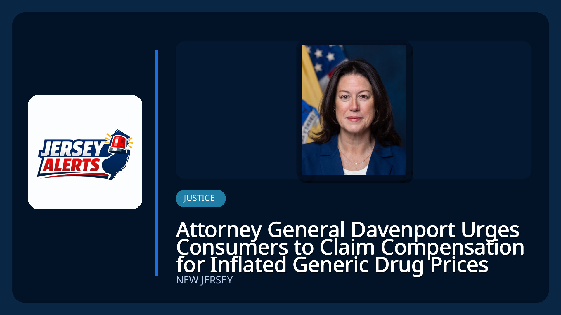 Attorney General Davenport Urges Consumers to Claim Compensation for Inflated Generic Drug Prices