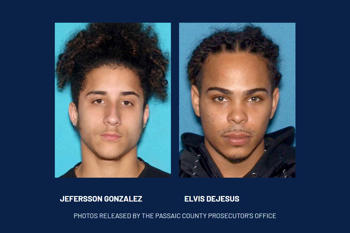 Jefersson Gonzalez, left, and Elvis DeJesus, right, in photographs released by the Passaic County Prosecutor’s Office.